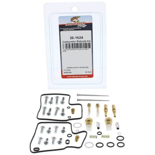 CARBURETOR REBUILD KIT 98-99 HON VT1100C, ALLBALLS 26-1624 ROAD