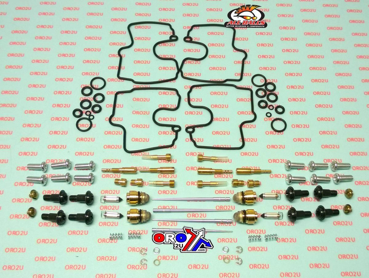 CARBURETOR REBUILD KIT 98-01 YAM YZF-R1, ALLBALLS 26-1635 ROAD