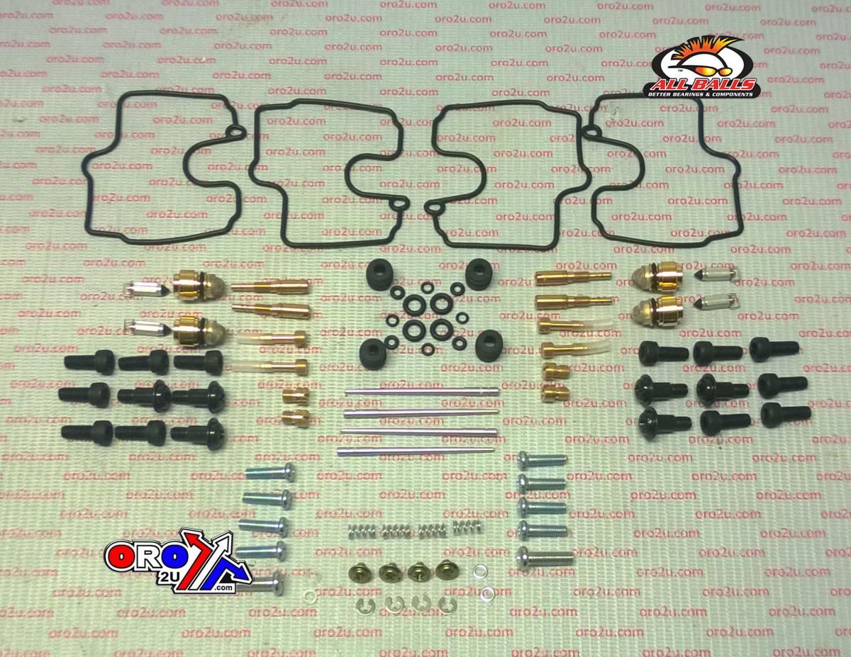 CARBURETOR REBUILD KIT 00-13 XVZ1300 ROYAL STAR, ALLBALLS 26-1642 ROAD