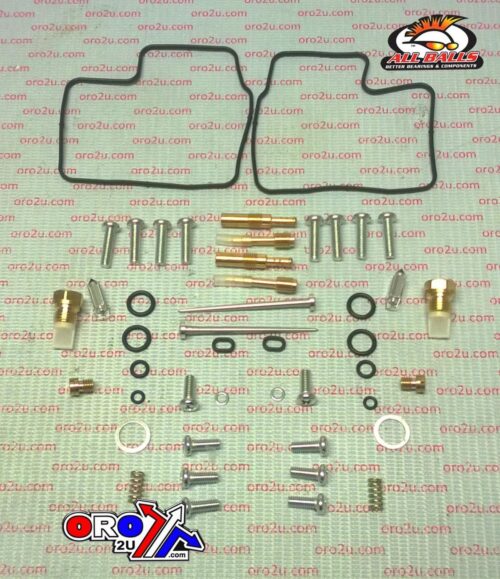 CARBURETOR REBUILD KIT 98-01 HON VT1100T SHADOW, ALLBALLS 26-1673 ROAD