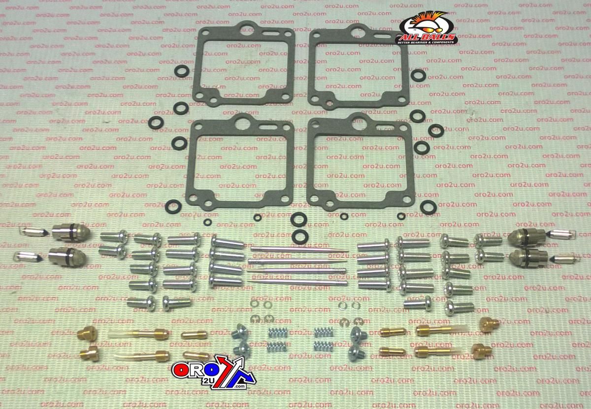 CARBURETOR REBUILD KIT 89-93 YAM FJ1200, ALLBALLS 26-1680 ROAD