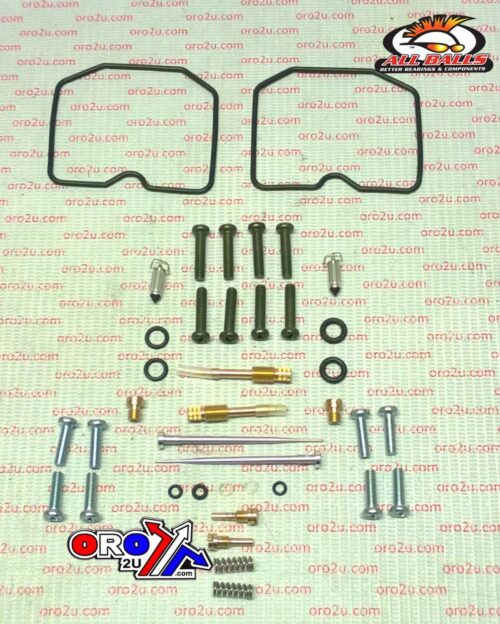 CARBURETOR REBUILD KIT 08-12 KAW EX250 NINJA, ALLBALLS 26-1693 ROAD