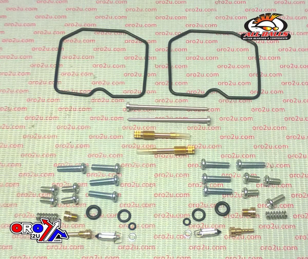 CARBURETOR REBUILD KIT 85-90 KAW EN450 454 LTD, ALLBALLS 26-1723 ROAD - Image 2