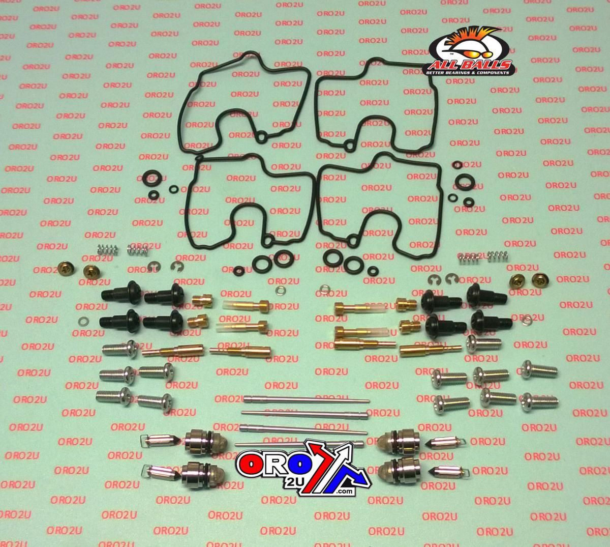 CARBURETOR REBUILD KIT 1997 SUZ GSX-R600, ALLBALLS 26-1729 ROAD - Image 2