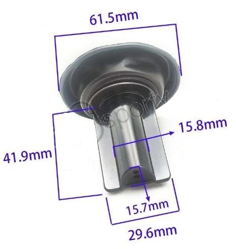 CARBURETTOR PLUNGER SLIDER DIAPHRAGM KIT 2001-2017 YAMAHA YBR YFZ XTZ 125 TW 200 5LB-E434A-00