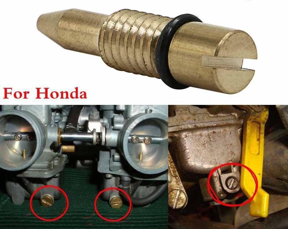 SCREW CARBURETOR FLOT BOWL DRAIN, HONDA CM400 CB750 CB400T CM450 CX500, CB550 CB650 CB750 CB900 CB1100F CB400T CM450 - Image 4