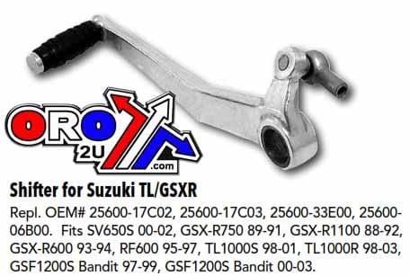 SHIFTER LEVER SUZUKI TL/GSXR 28-1216, ROAD, MC