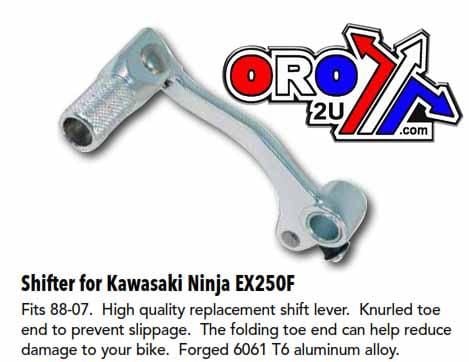 SHIFTER LEVER KAWASAKI EX250F, FORGED, 28-1214, ROAD, MC - Image 2