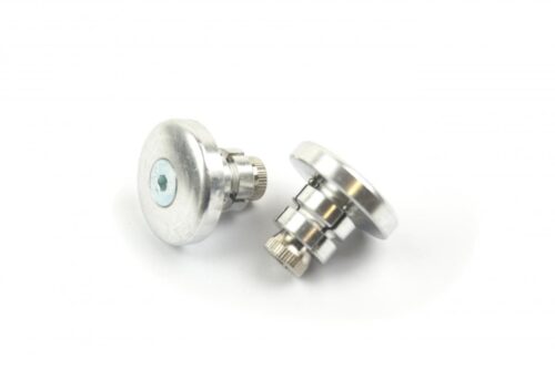 BAR ENDS 18mm SILVER