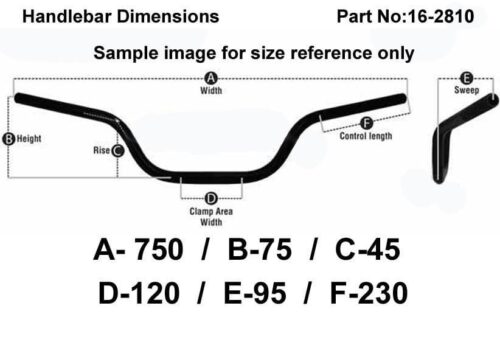 ROAD ULTRA LOW HANDLEBAR 7/8”, S/BIKE SPORTS UNIVERSAL GREEN, / REN REF : 758-01