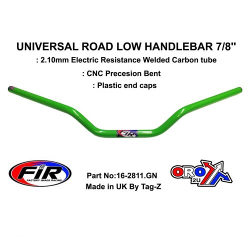 ROAD LOW HANDLEBAR 7/8”, S/BIKE SPORTS UNIVERSAL GREEN, / REN REF : 754-01
