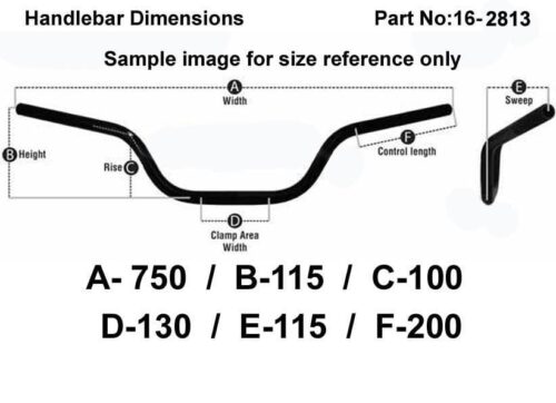 ROAD HIGH HANDLEBAR 7/8”, S/BIKE SPORTS UNIVERSAL GREEN, / REN REF : 756-01