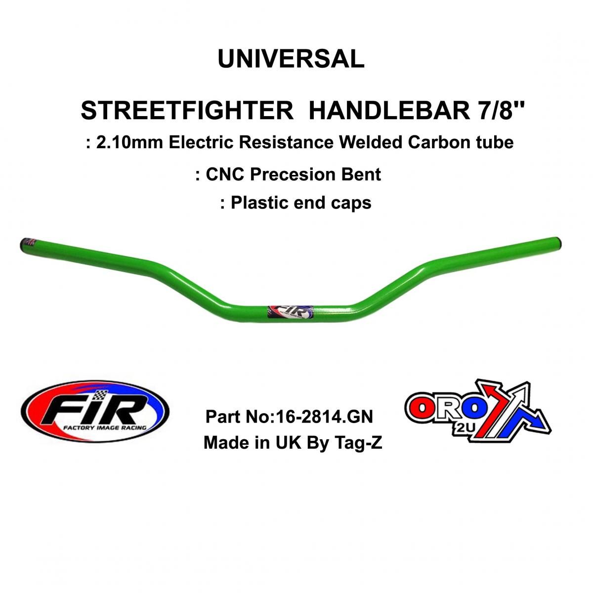 STREETFIGHTER HANDLEBAR 7/8'', ROAD SPORTS UNIVERSAL GREEN, / REN REF : 789-02 - Image 2