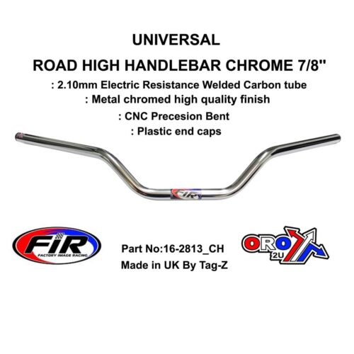 ROAD MEDIUM HANDLEBAR 7/8”, METAL CHROME PLATED FINISH, / REN REF : 755-01