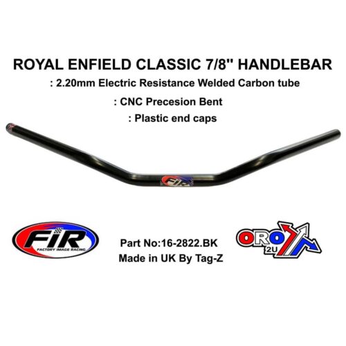 ROYAL ENFIELD CLASSIC 7/8” HANDLEBAR, TO SUIT 350 500cc MATT BLACK