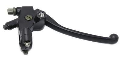 Right Brake Lever Front Honda, Black With Mirror mounting M10, CB400 CB600 VFR400 CB-1 Hornet 250