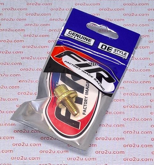 CLUTCH BRAKE CABLE ADJUSTER M8x1.25 GOLD UNIVERSAL