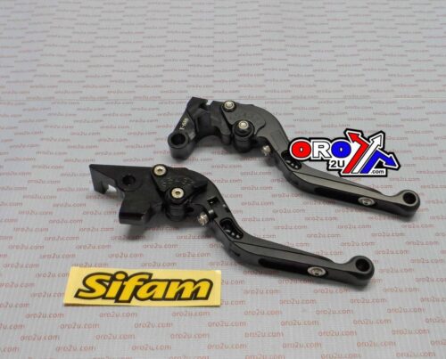 LEVER SET ADJ LENGTH YAMAHA, ROAD, SIFAM, KL28N, CNC ANODIZED LEVER BLADE SET WITH ADJUSTABLE LENGTH