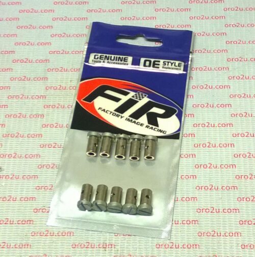 SOLDERLESS BARREL NIPPLE 6mm DIA x 8mm – PACK OF 10