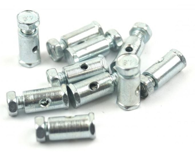 SOLDERLESS BARREL NIPPLES DIA 8mm x15mm BNS8 - PACK OF 10 - Image 4