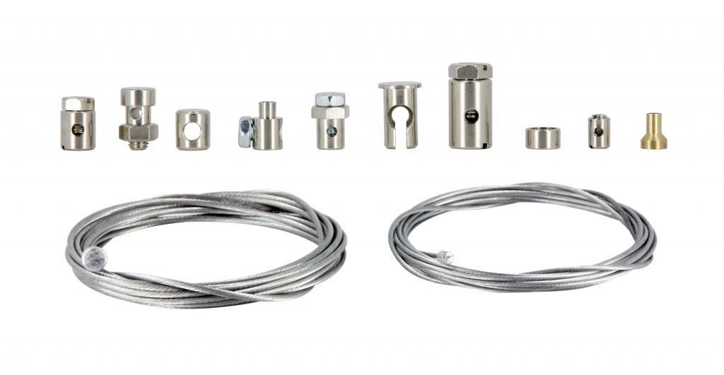 CABLE REPAIR KIT UNIVERSAL CABUNI 2m Cables (1.5mm & 1.2mm) with Mixed Nipples - Image 2