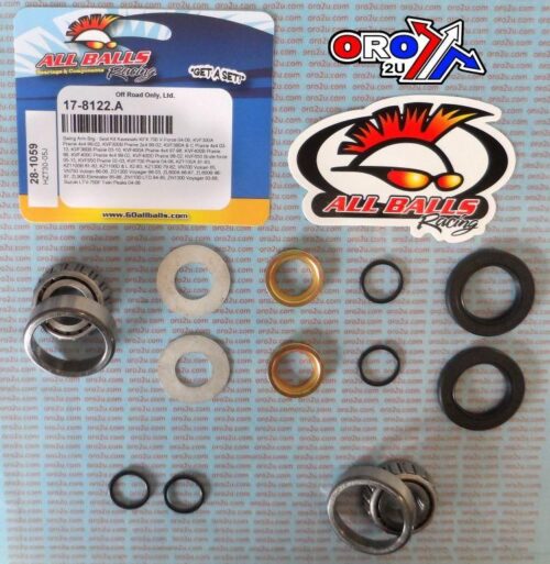 SWINGARM BEARING KIT ALLBALLS, ALLBALLS 28-1059 KAWASAKI KFX/KVF/KZ/SUZ LTV-700