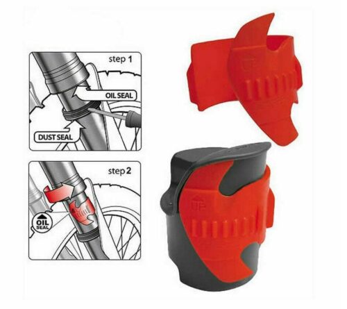 MOTORCYCLE FORK SUSPENSION SEAL SAVER / CLEANER 45 – 55MM ORANGE