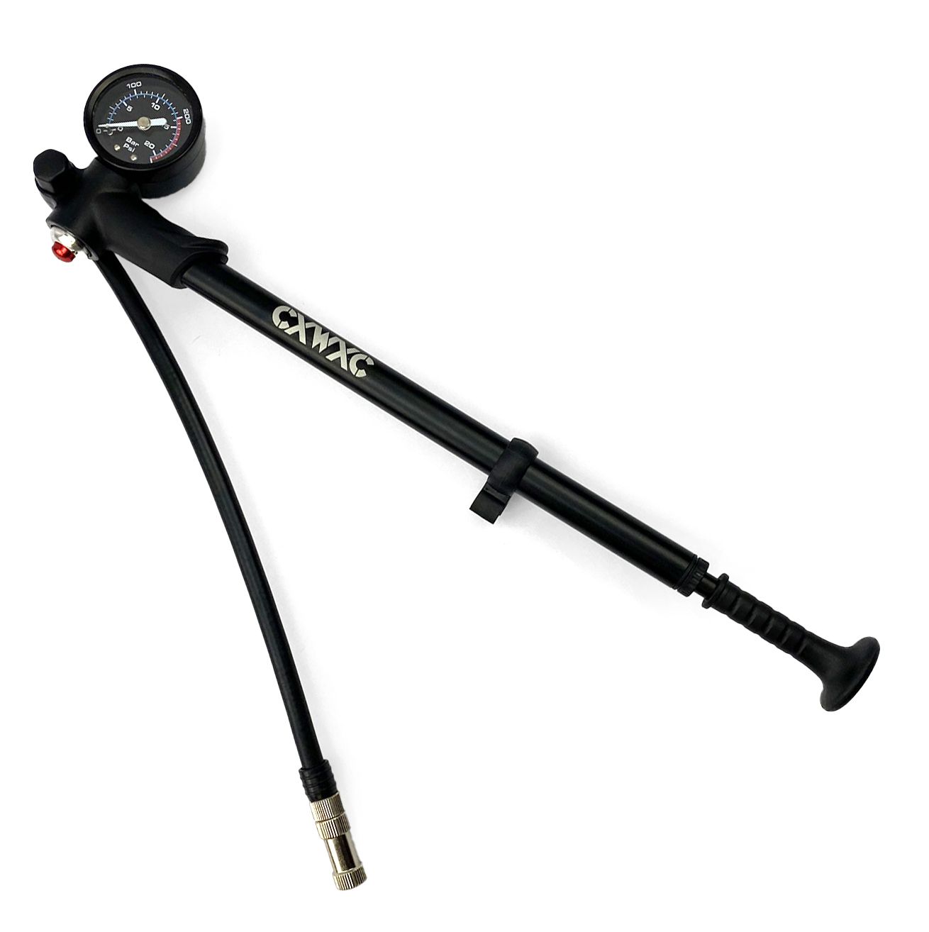 300PSI SUSPENSION SHOCK FORK AIR PUMP WITH GAUGE & BLEED BUTTON