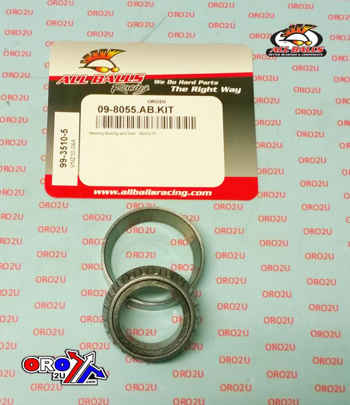 BEARING TAPER & SEAL KIT, ALLBALLS 99-3510-5 4T-CR-0627, 30x51x15 - Image 5