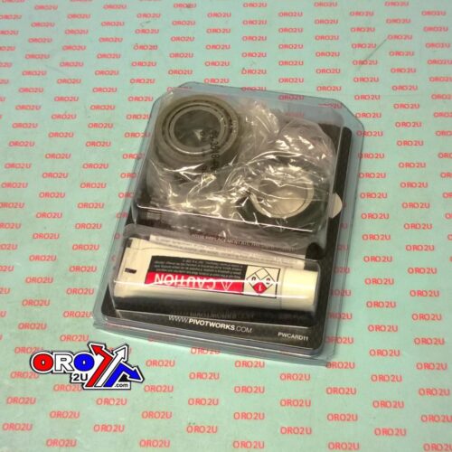 STEERING BEARING & SEAL KIT., PIVOT WORKS PWSSK-K08-000, CRM125R (NOT US MODEL) 93-99, NX125 (EURO) 95-97, Kawasaki KDX175 80-82, KDX250 80, KDX400 79-80, KL