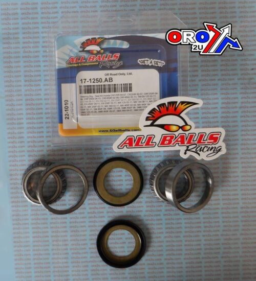 STEERING BEARING KIT ALLBALLS, ALLBALLS 22-1010 HONDA/TM MOTO