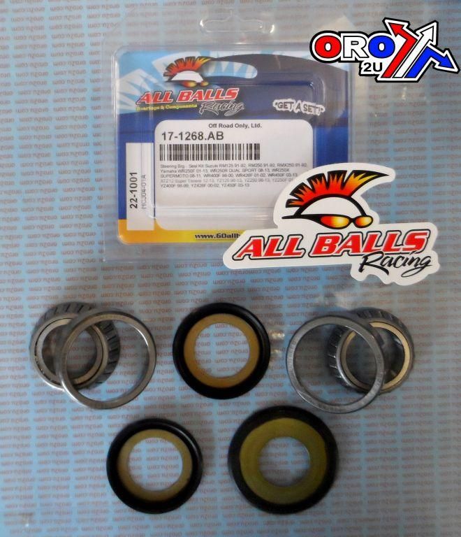 STEERING BEARING KIT ALLBALLS, ALLBALLS 22-1001 SUZUKI YAMAHA - Image 4