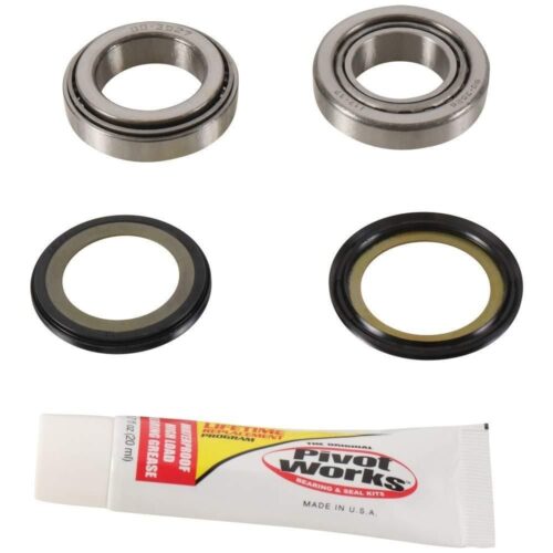 STEERING BEARING KIT ALLBALLS, PIVOT WORKS PWSSK-K09-000, Kawasaki KD100 76-79, KD80 75-90, KE100 76-01, KLX110 02-09, KM100 76-81, KX60 83-03, Z125 PRO 17-20