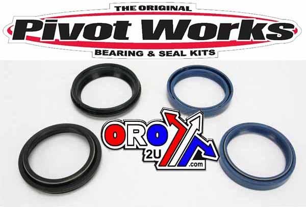 SEAL & WIPER SET/4 48x58mm, PIVOTWORKS PWFSK-Z003 FORK SEAL KIT - Image 2