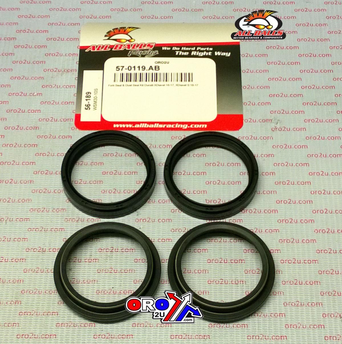 SEAL WIPER SET ALLBALLS, ALLBALLS 56-189 FORK SEAL KIT