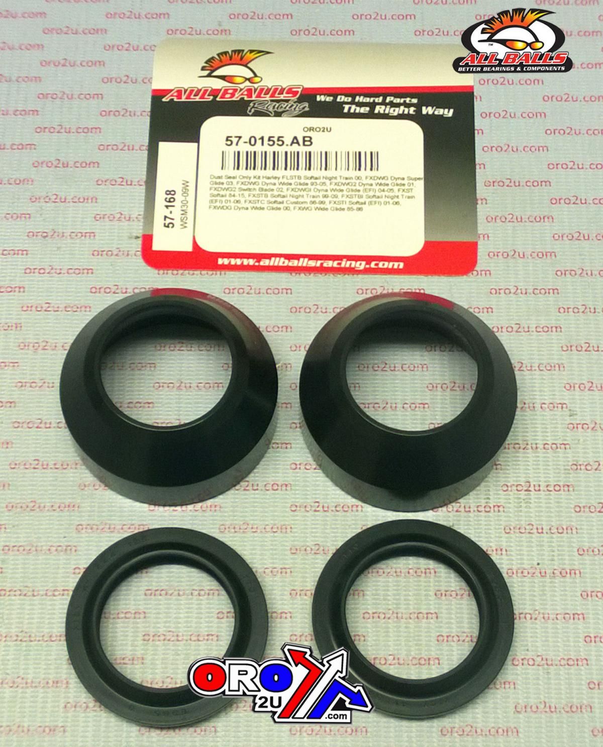 FORK DUST SEAL SET ALLBALLS, ALLBALLS 57-168 DUST SEAL KIT