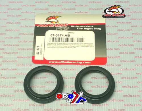 FORK DUST SEAL SET ALLBALLS, ALLBALLS 57-177 DUST SEAL KIT