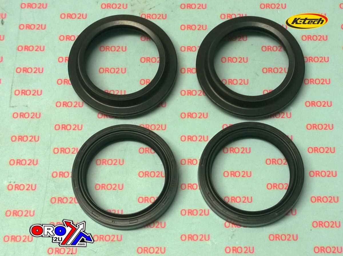 SEAL & WIPER SET 43x55 KYB, K-TECH FSK-017 FORK SEAL KIT, NOK OE FITMENT - Image 2