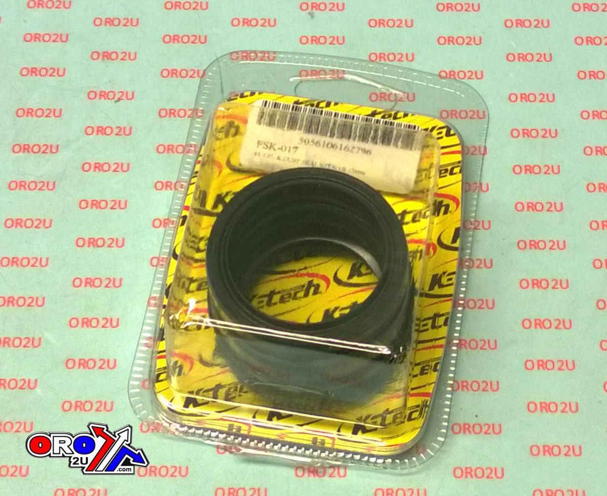 SEAL & WIPER SET 43x55 KYB, K-TECH FSK-017 FORK SEAL KIT, NOK OE FITMENT