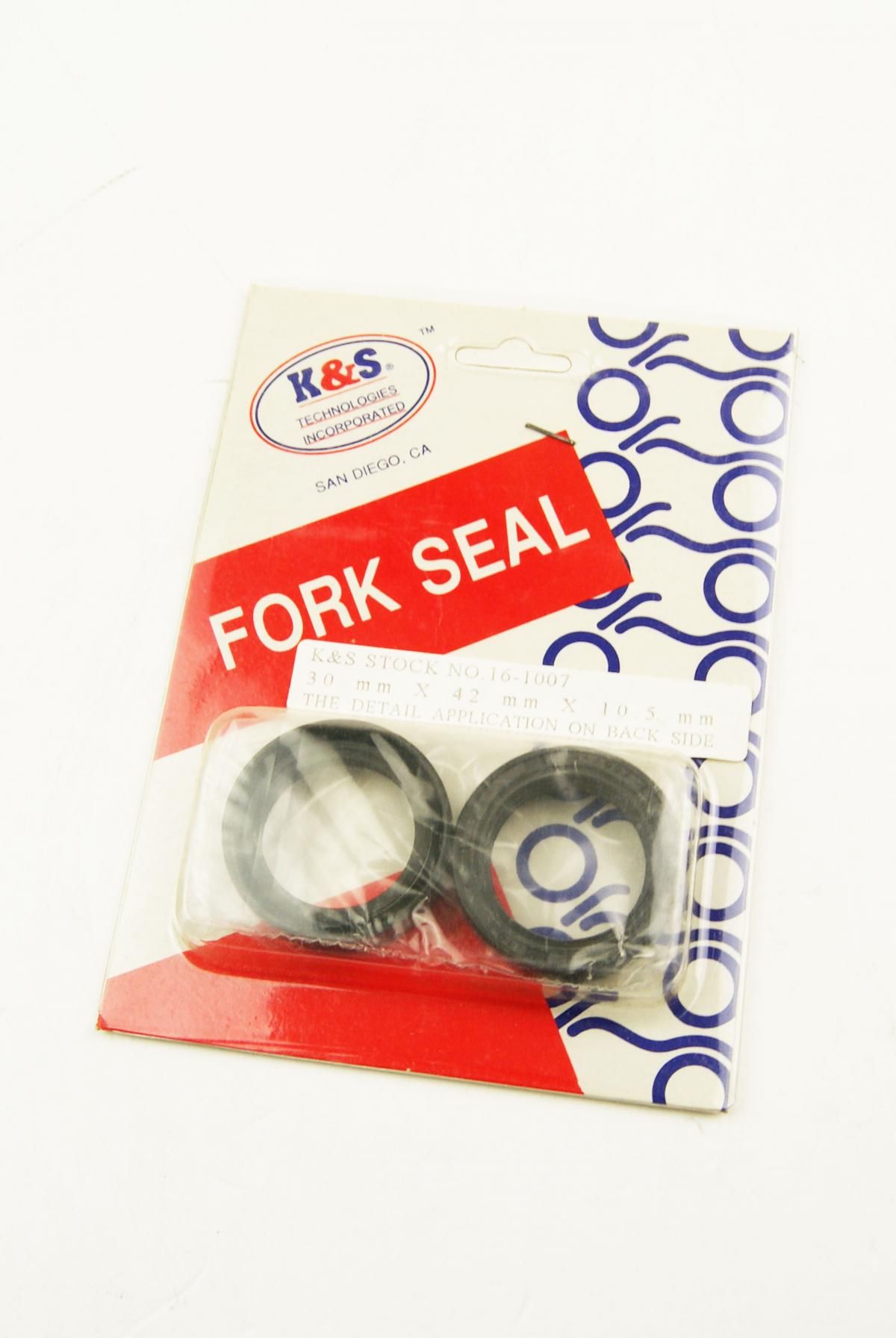 FORK OIL SEAL SET 30x42x10.5, K&S 16-1007, 51490-961-305, KS16-1007 - Image 2