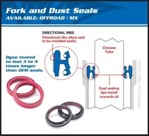 FORK OIL SEAL SET ALLBALLS, ALLBALLS 55-107 33x46x11 KYB