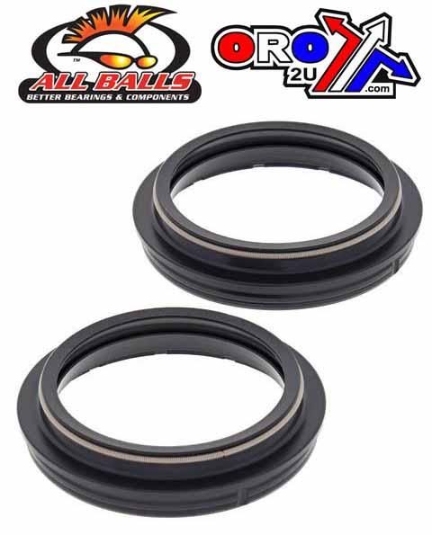 FORK DUST SEAL SET ALLBALLS, ALLBALL 57-104 DUST SEAL KIT SHOWA 49MM