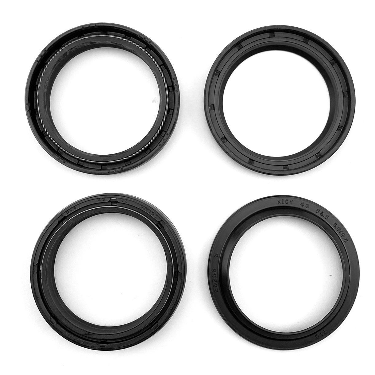 SEAL WIPER SET 88-06 KAWASAKI KDX 200 220 KX 125 250 500 SUZUKI RM 125 250 TRIUMPH TIGER 900 56-138 - Image 3