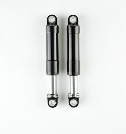 Shock Absorber -Bullit (13 inch) -Chrome, Harley Davidson FLD FXD, K-TECH 220C-120-130-DYN