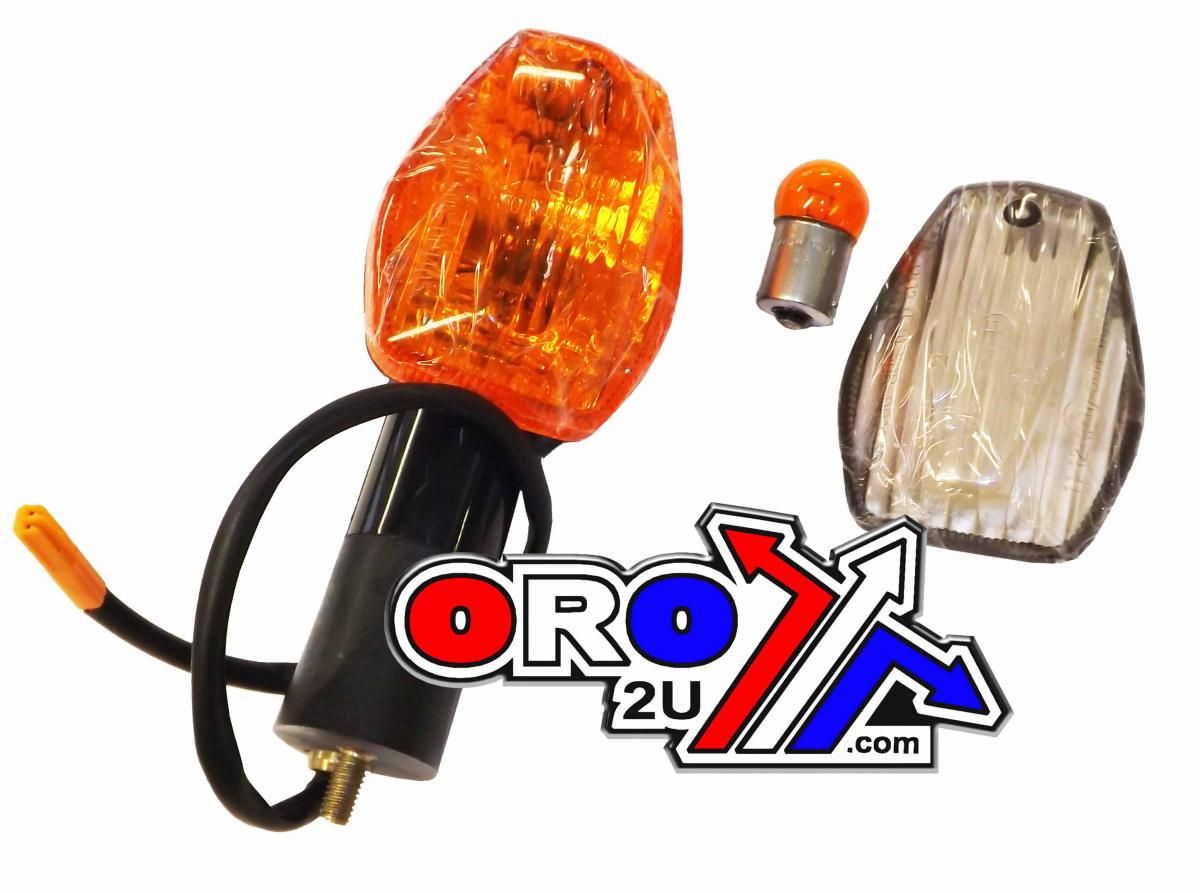INDICATOR AMBER / CLEAR LENS 70mm HONDA CBR 02> ANF 125R 345978 - Image 2
