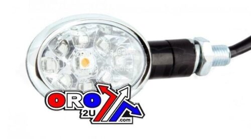 INDICATORS E8 LED CLEAR OVAL, ROAD, SIFAM, PAIR