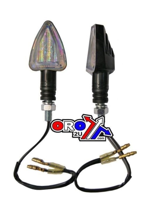 INDICATORS LED WHITE LENS PAIR 121408406