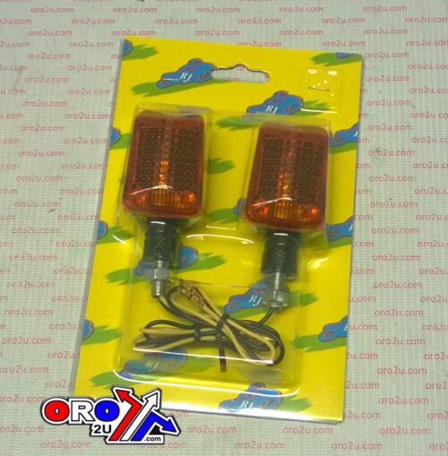 INDICATORS ORANGE LENS PAIR, RECTANGULAR CARBON LOOK CASE, 121406164