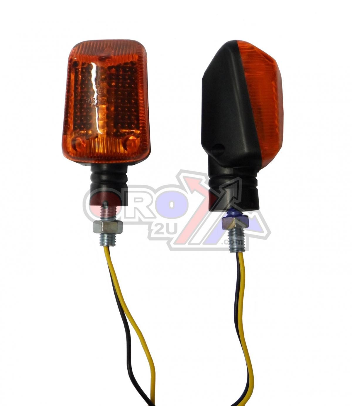 INDICATORS ORANGE LENS PAIR, RECTANGULAR BLACK LOOK CASE, 121406472