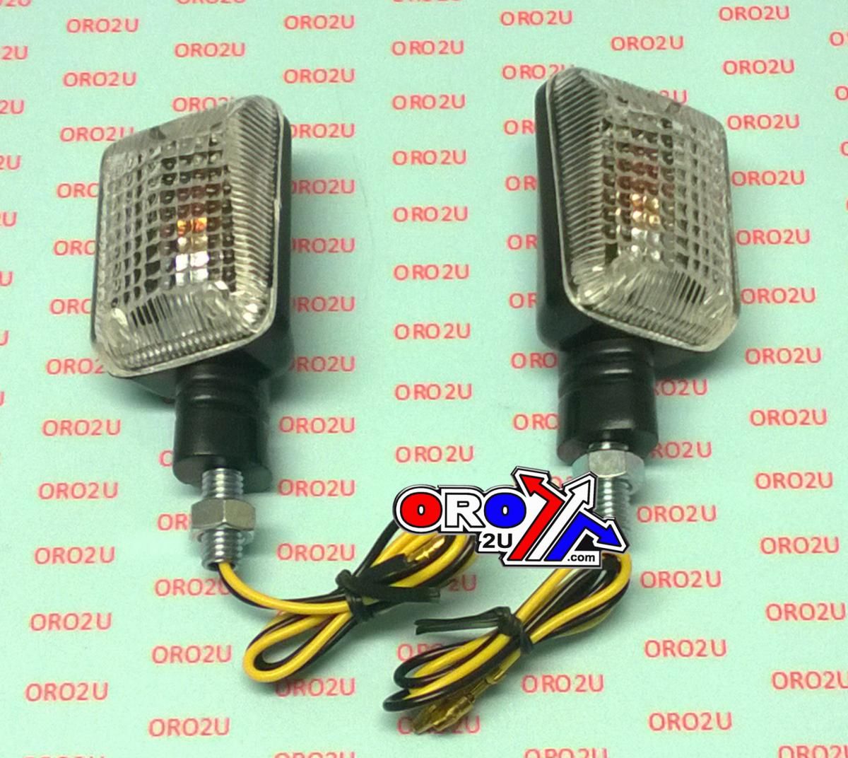 INDICATORS WHITE LENS PAIR, RECTANGULAR BLACK LOOK CASE, 121408216 - Image 2